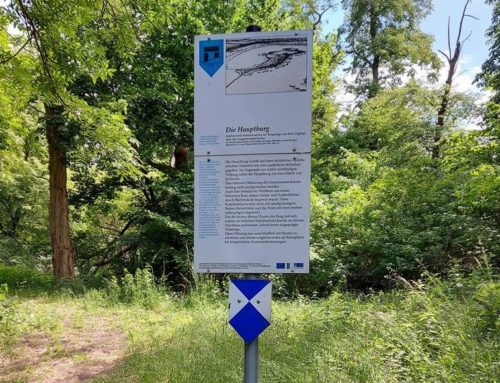 Touristische Wegeführung und Informationsbeschilderung auf der Burgwallinsel Teterow